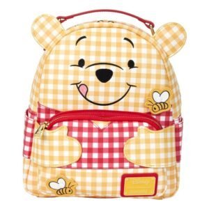 Disney – Winnie The Pooh – Mini Backpack- Winnie The Pooh Gingham by Loungefly