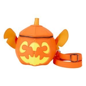 Disney - Lilo and Stitch - Stitch Pumpkin Head Figural Glow Crossbody Bag - Cross Body Bag by Loungefly